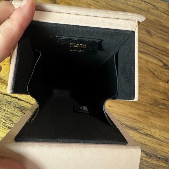 Fendi Pink Leather Vertical Box Crossbody Bag Authentic CoA - Picture 6 of 14